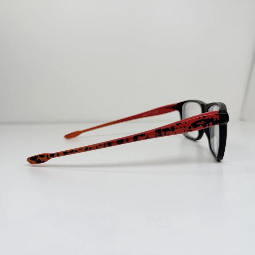 Oakley Bunt OY8026-0550 Youth Eyeglasses Frames Matte Black Red Orange 50-16-129